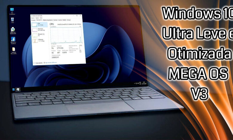 Windows 10 Ultra Leve e Otimizada MEGA OS v3 2023