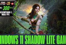 Windows 11 Shadow Lite Gamer – Sistema Nervoso para Ganhar FPS e JOGOS