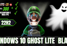Windows 10 Ghost Lite Black V.2 – Otimizado para Notebooks e Desktops Fracos